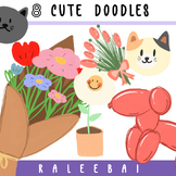 8 cute doodles