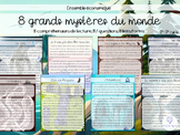 8 grands mystères du monde - ensemble lecture