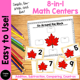 8-in-1 Low-Prep Math Centers | Addition, Subtraction, and 
