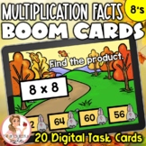 8's Multiplication Facts BOOM Cards | Digital Task Cards