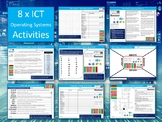 8 x Operating Systems OS Activities ICT Computing Science 