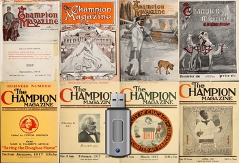 Preview of 8 x The Champion magazines - 1900s monthly Black History achievements, 400 pages