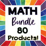 80 MATH Products BUNDLE - Addition, Subtraction, Counting,