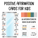 Classroom Decor | Positive Affirmation Sayings Cards for Students