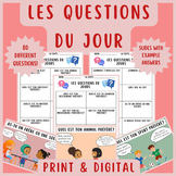 80 Questions of the Day for Middle School Core French