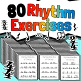 80 Rhythm Exercises | Endless Rhythms Rests And Time Signa