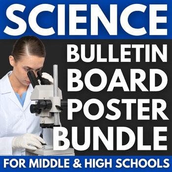 Preview of 90 Science Classroom Decor BUNDLE | Science Classroom Posters Pack