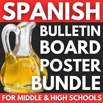 Preview of 40 Spanish Classroom Decor BUNDLE | Mexico, Spain, Peru & Argentina Quotes