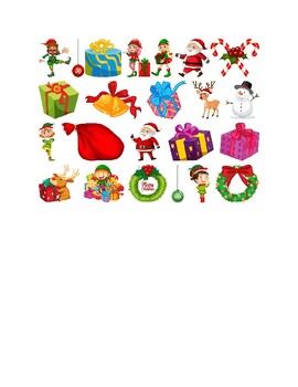 Preview of 80 Unique Lovely Christmas Clip art 