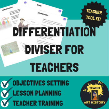 Preview of 80 Ways to Differentiate Deviser for Teachers PowerPoint