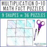 Multiplication Practice 0-10 Facts Review Center Game Acti