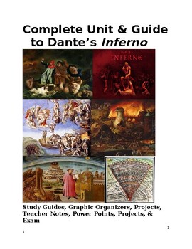 Preview of Dante's Inferno: Complete Unit and Guide