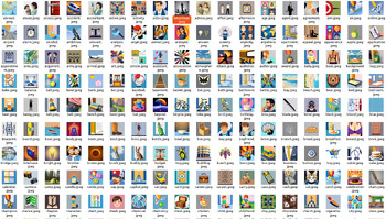 Preview of 800 Vector Images 512x512 jpeg - Base ESL Vocabulary