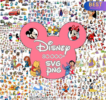 60000+ Mega Disney svg Bundle, Mickey Minnie