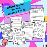 80th Day of School-Reading, Writing, Math, and Coloring Pages