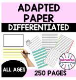 ADAPTED PAPER for color & black/white printing Adaptive oc