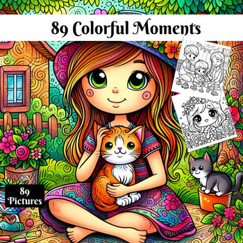 Preview of 89 Colorful Moments: Coloring for All Ages