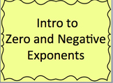 8.EE.1 Intro to the Rules for Zero and Negative Exponents 