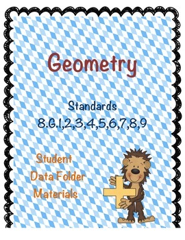 Preview of 8.G Geometry Student Data Folder