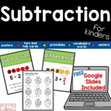 Subtraction Kindergarten, Subtracting to 10, Printable and