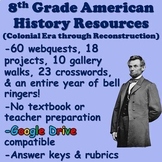 8th Grade American History Resources