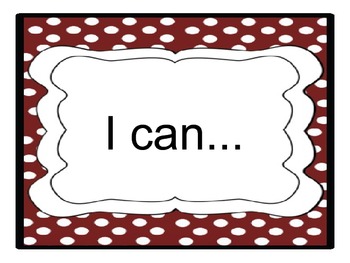 Preview of 8th Grade CCSS "I Can" Statements