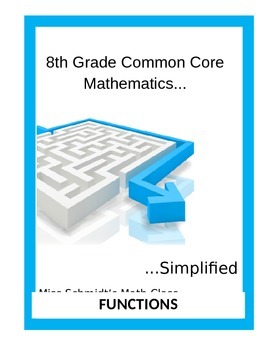 Preview of 8th Grade Common Core Mathematics...Simplified