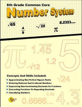 Preview of 8th Grade Common Core - The Number System Workbook