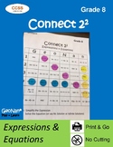 8th Grade Connect 2 Squared Expressions & Equations Game