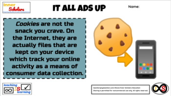 Preview of 8th Grade ELA Digital Citizenship - Privacy Settings and Cookies