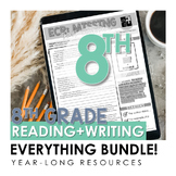 Preview of 8th Grade ELA EVERYTHING BUNDLE - Year-Long Resources