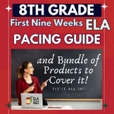 8th Grade ELA ~First Nine Weeks Pacing Guide Plus Resources!