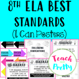 8th Grade ELA Florida BEST Standards (I Can Posters)