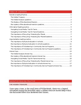 8th Grade ELA Milestones Practice by Christian McKibben | TPT