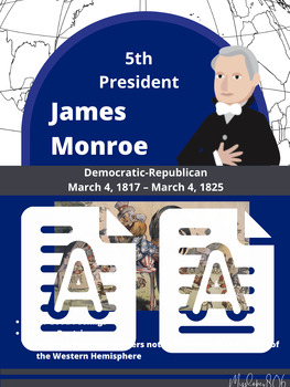 Preview of 8th Grade Early Republic History Posters (James Monroe)