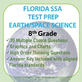 8th Grade Earth/Space Science SSA Test Prep FL Standards Aligned