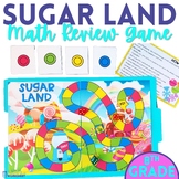 8th Grade End of Year Review Math Game
