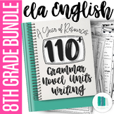 Middle School English ELA Year Bundle | Reading, Writing, 