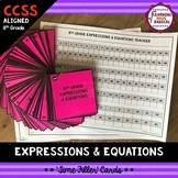 8th Grade Expressions & Equations Time Filler Card Bundle