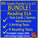 8th Grade Florida BEST PM3 BUNDLE Reading Writing Activiti