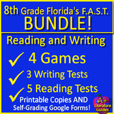 8th Grade Florida BEST PM3 Games and Practice Tests Bundle