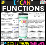 8th Grade Math Game | Functions, Comparing Functions, and MORE