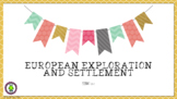 8th Grade GSE NEW European and Exploration and Settlement 