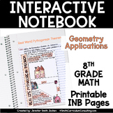 Eighth Grade Math Geometric Applications Interactive Noteb