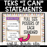 Eighth Grade ELA TEKS "I Can" Statements