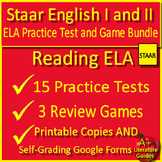 STAAR English I and II New Item Types Practice Tests and G