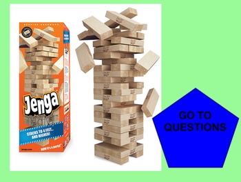 Preview of 8th Grade MATH PARCC Jenga Review Game