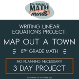 8th Grade Map Out A Town Writing Linear Equations Project 