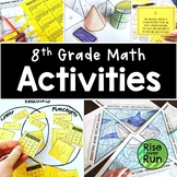 8th Grade Math Activities Bundle