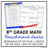 8th Grade Math Benchmark Tests Math Diagnostic Assessments